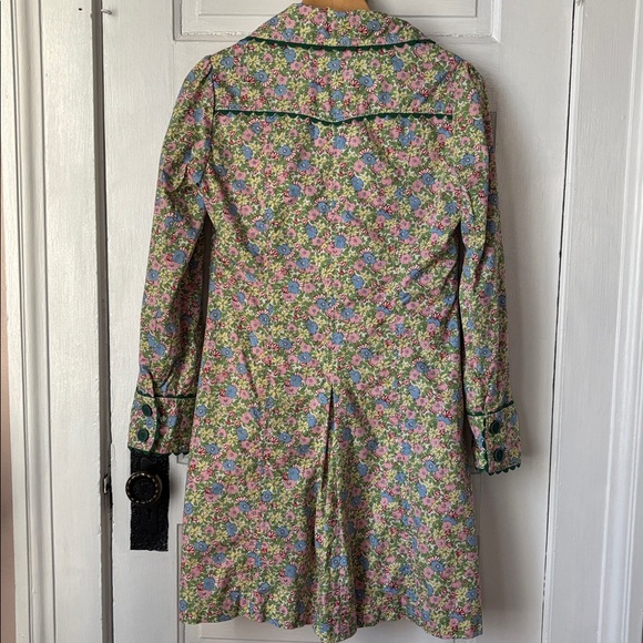 ANTHROPOLOGIE ODILLE FLORAL TRENCH COAT - Picture 6 of 9